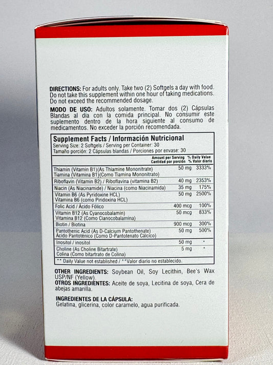 B COMPLEX COMPLETE 60 SOFTGELS HEALTHY AMERICA