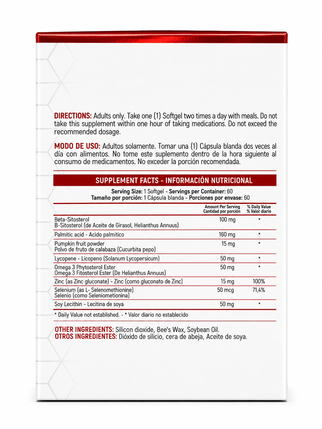 PSA 60 SOFTGELS HEALTHY AMERICA