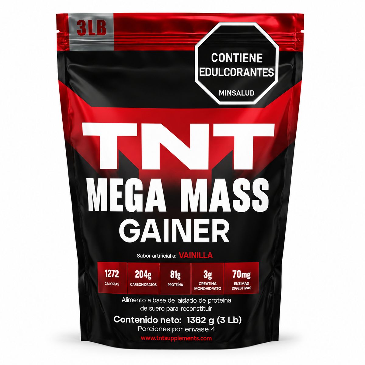 TNT MEGA MASS GAINER 3 LIBRAS