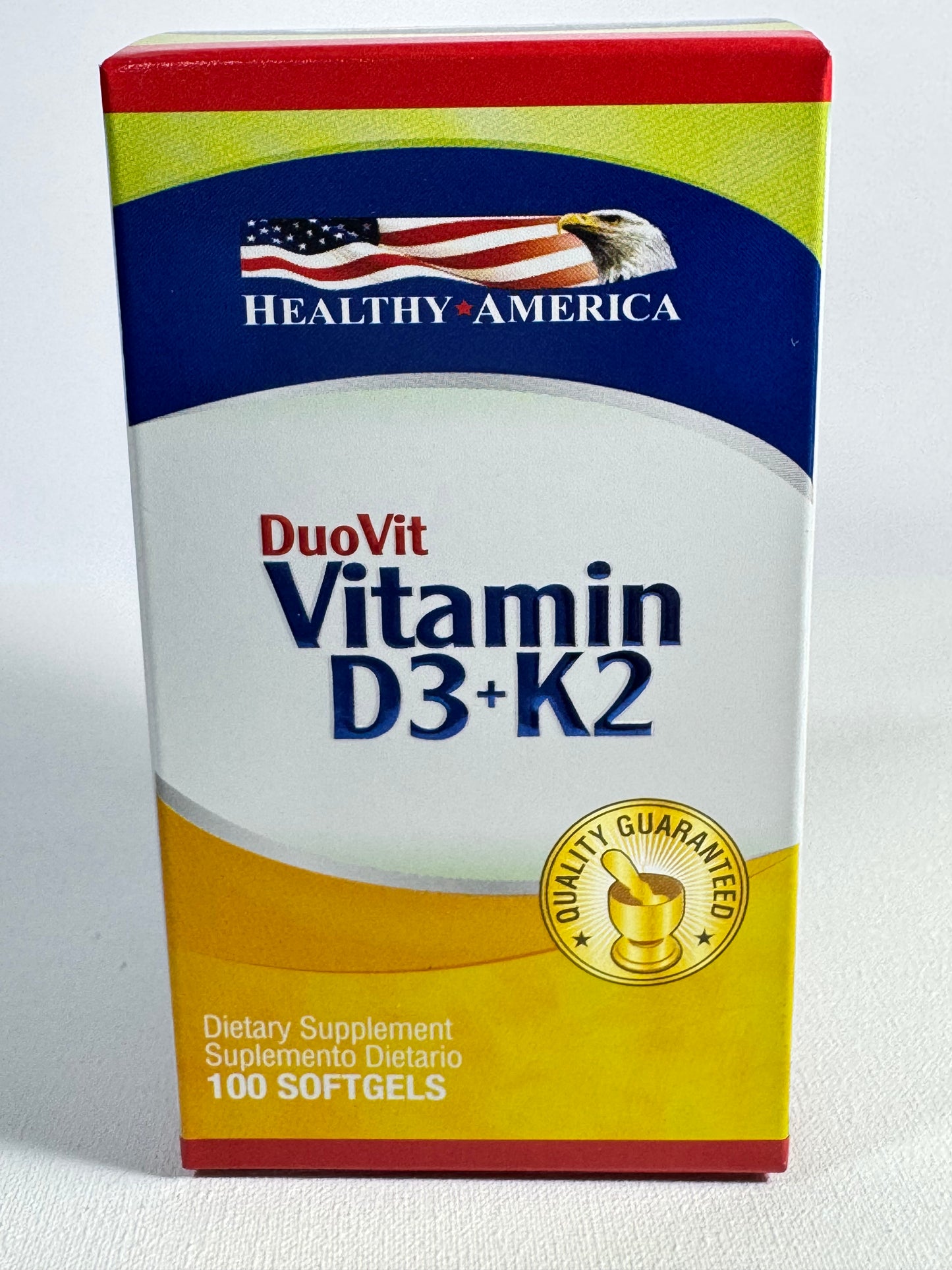 VITAMINA D3+K2 100 SOFTGELS HEALTHY AMERICA