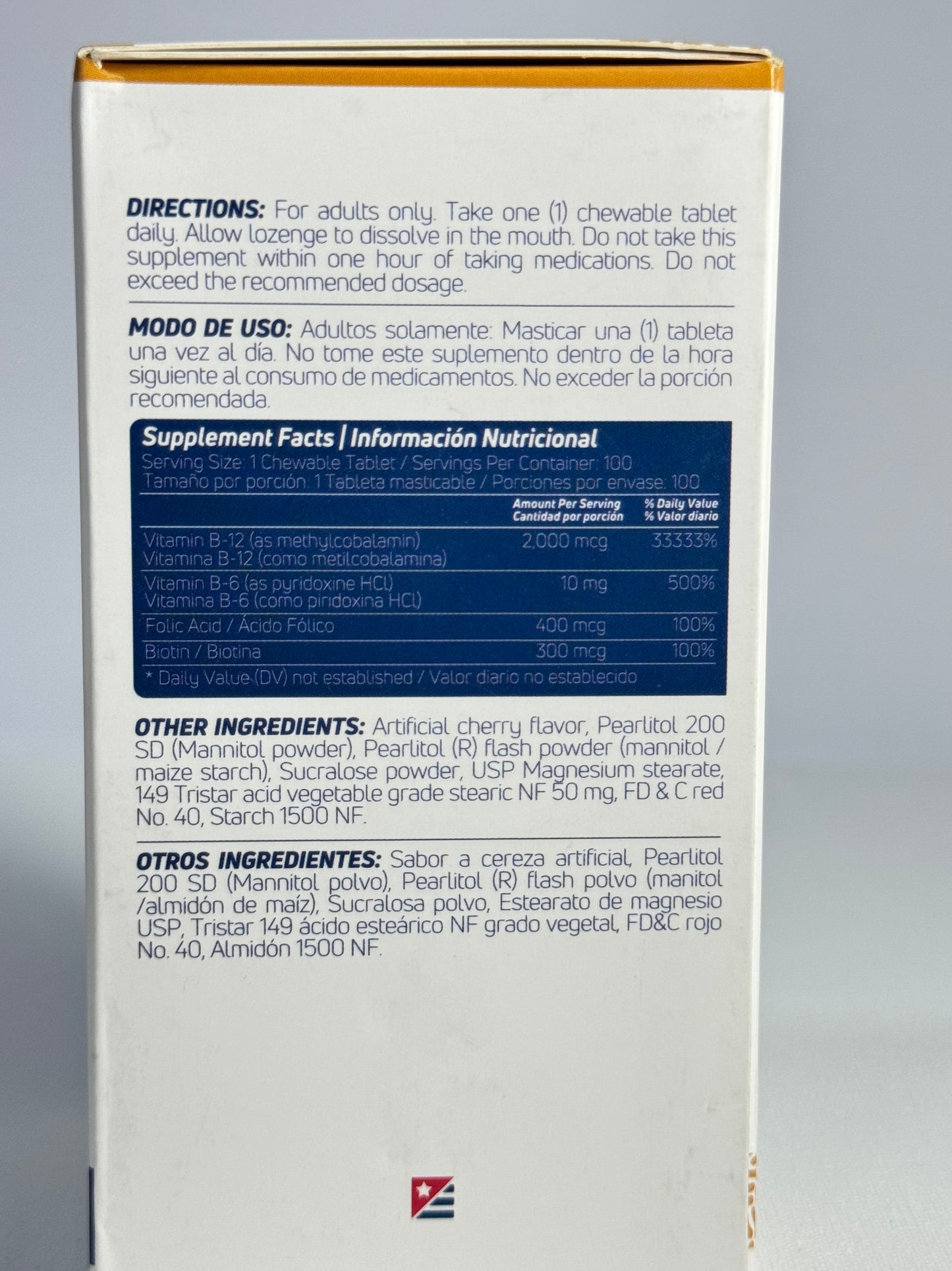 METHYLCOBALAMIN B-12 2.000 mcg COMPLEX NUTRIVITA