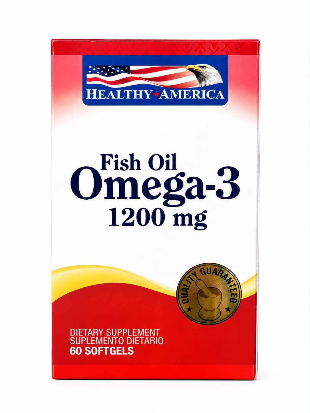 FISH OIL OMEGA-3 1200 MG HEALTHY AMERICA