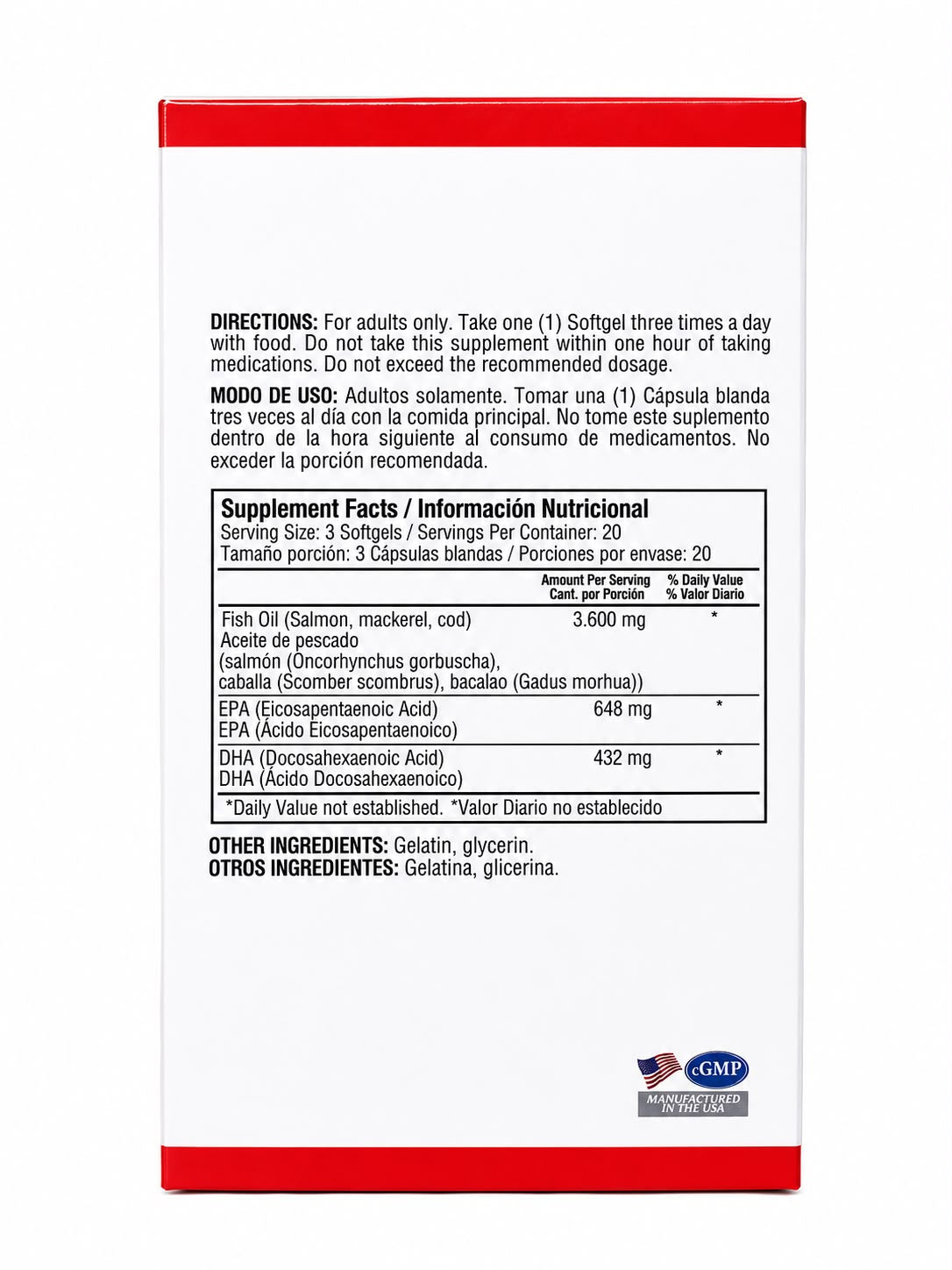 FISH OIL OMEGA-3 1200 MG HEALTHY AMERICA