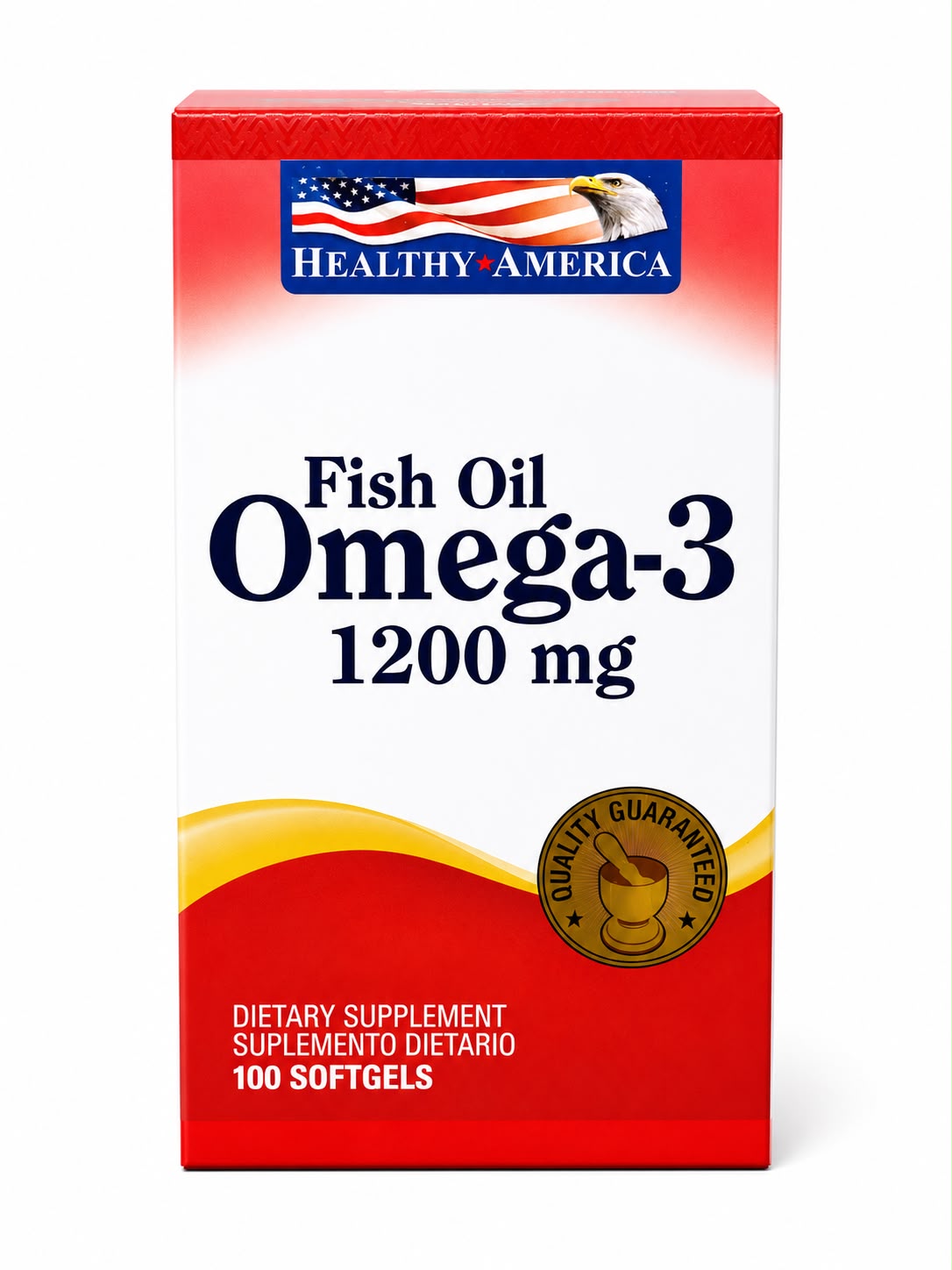 FISH OIL OMEGA-3 1200 MG HEALTHY AMERICA