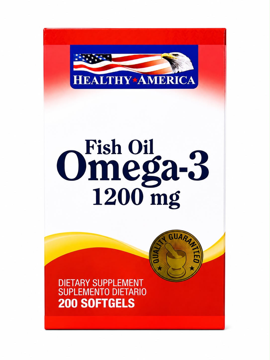 FISH OIL OMEGA-3 1200 MG HEALTHY AMERICA
